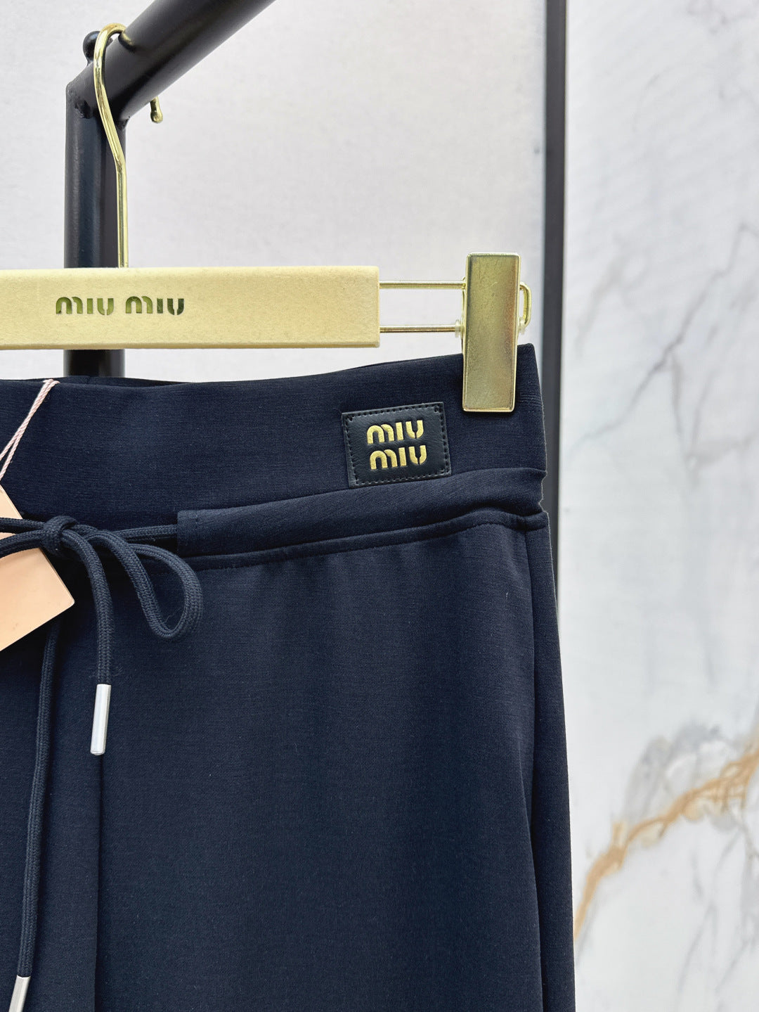Miu 25fw drawstring pants
