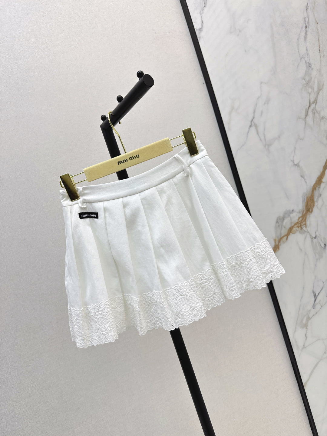 Miu 25fw pleated skirt