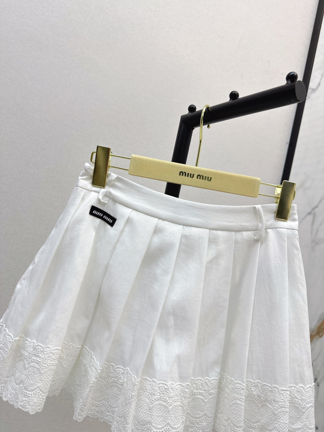 Miu 25fw pleated skirt