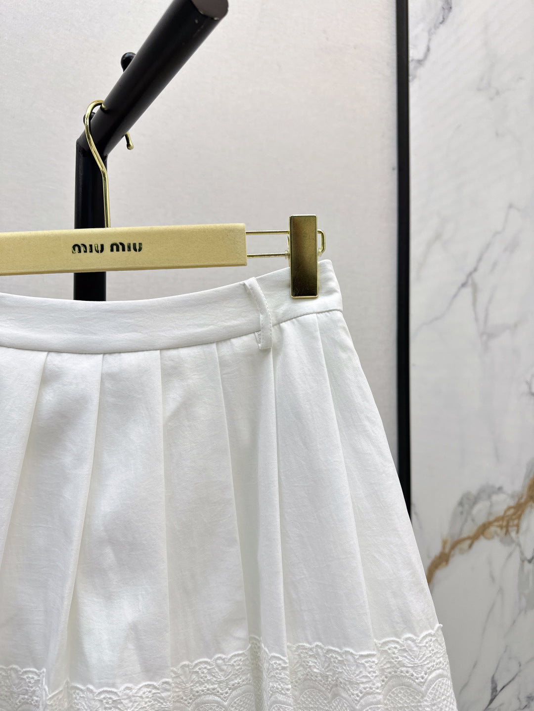 Miu 25fw pleated skirt