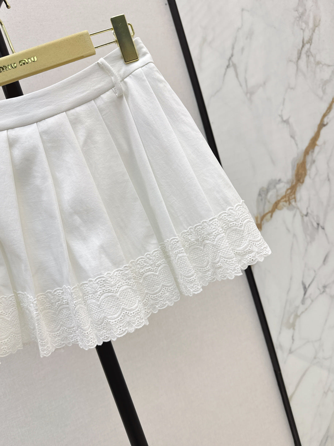 Miu 25fw pleated skirt