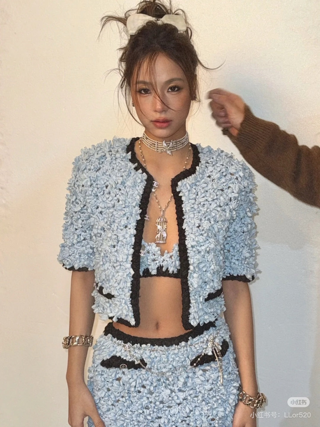 Chan 25fw knitted cardigan