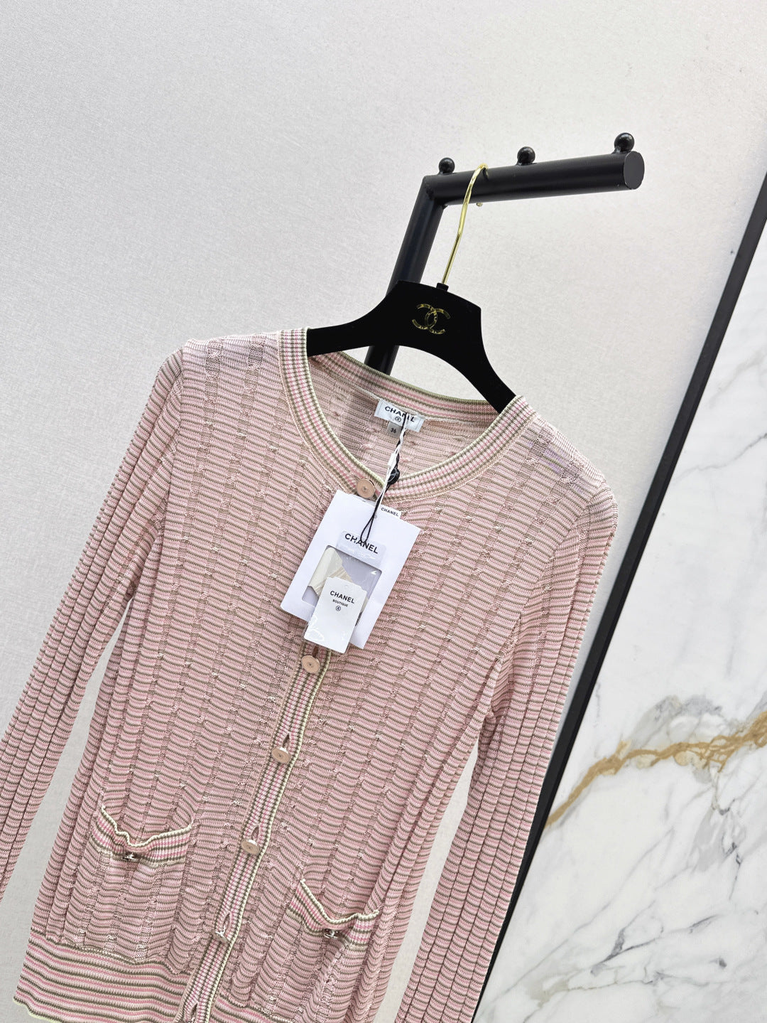 Chan 25fw knitted cardigan