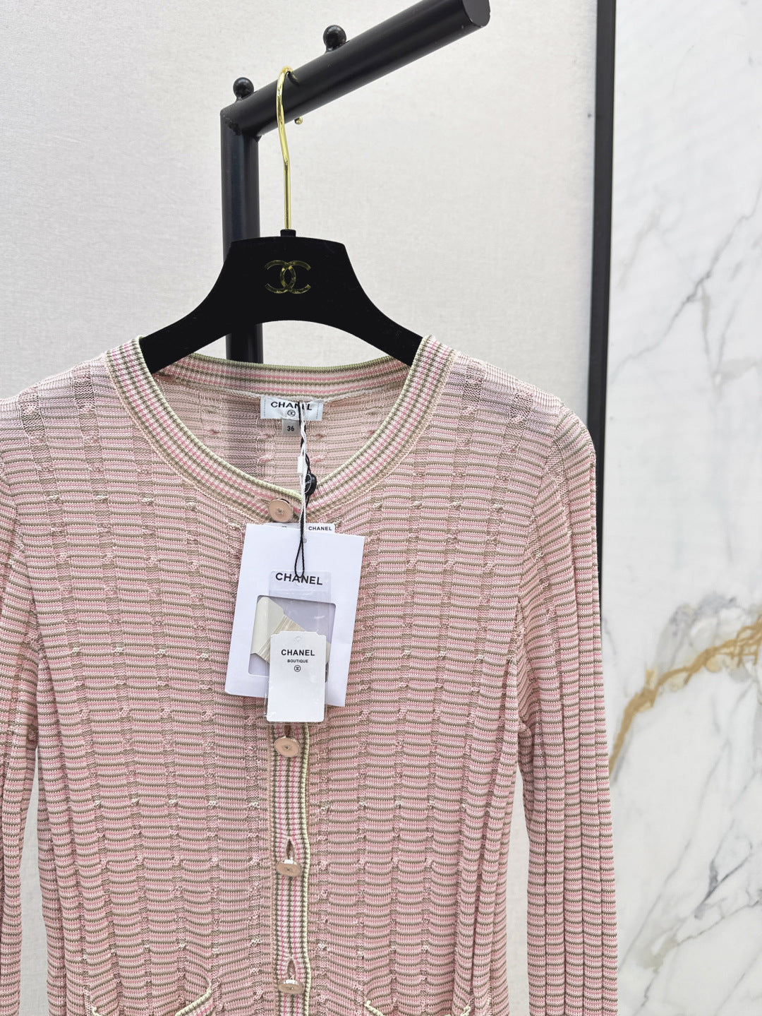 Chan 25fw knitted cardigan