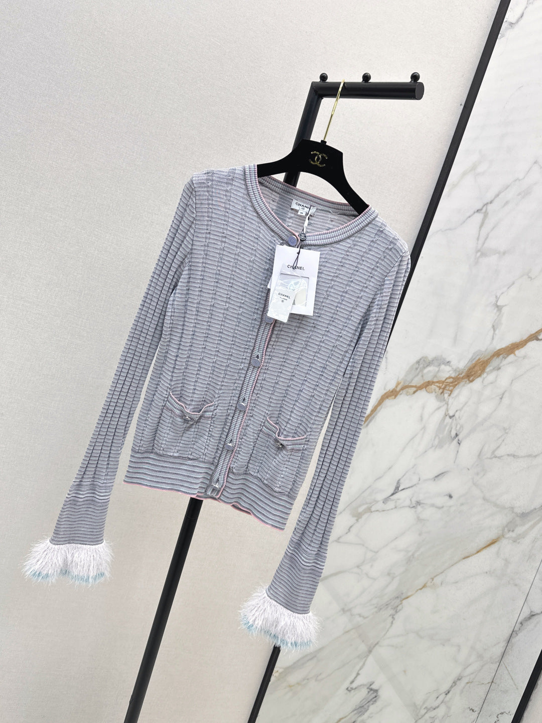 Chan 25fw knitted cardigan