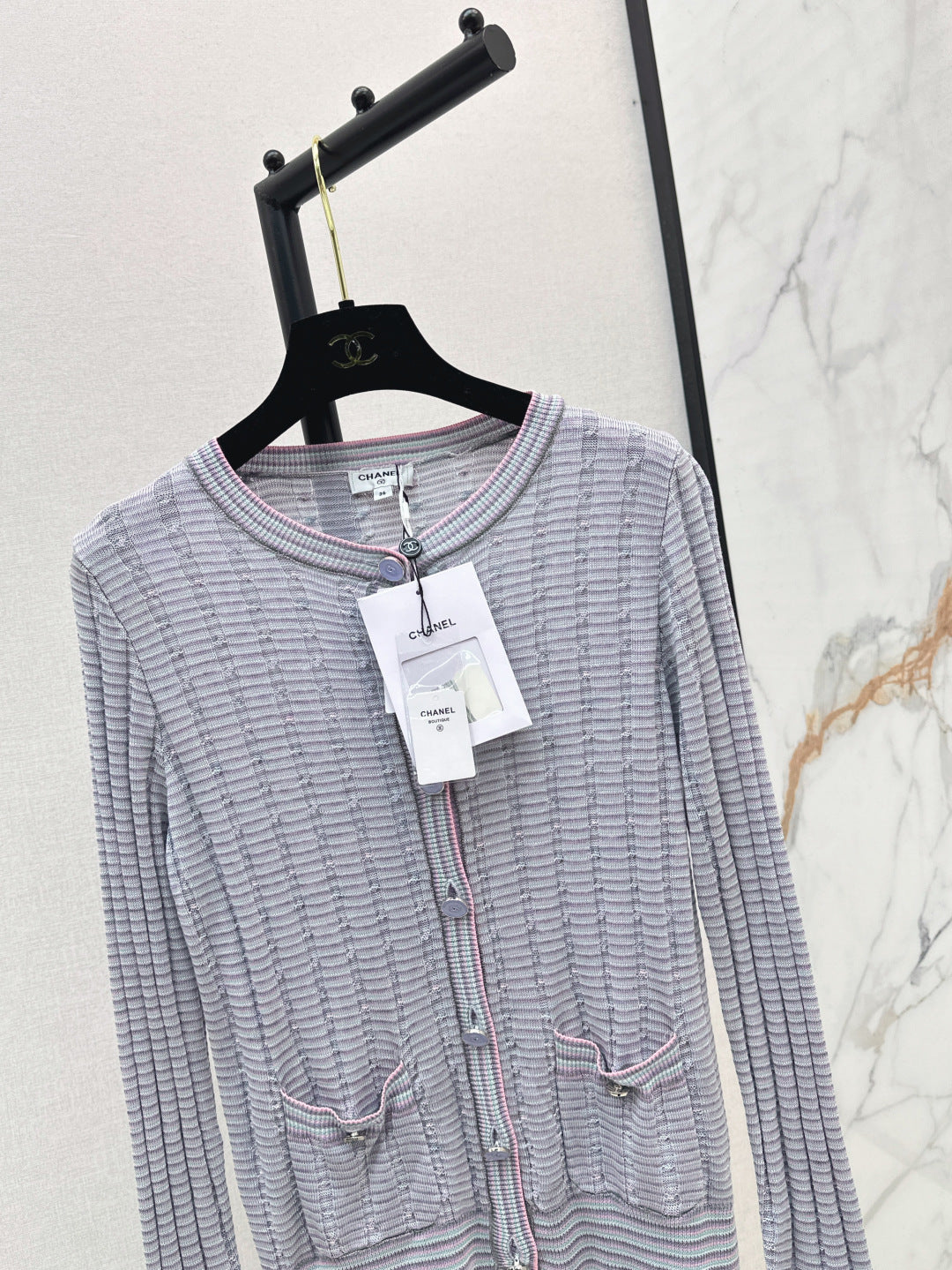 Chan 25fw knitted cardigan