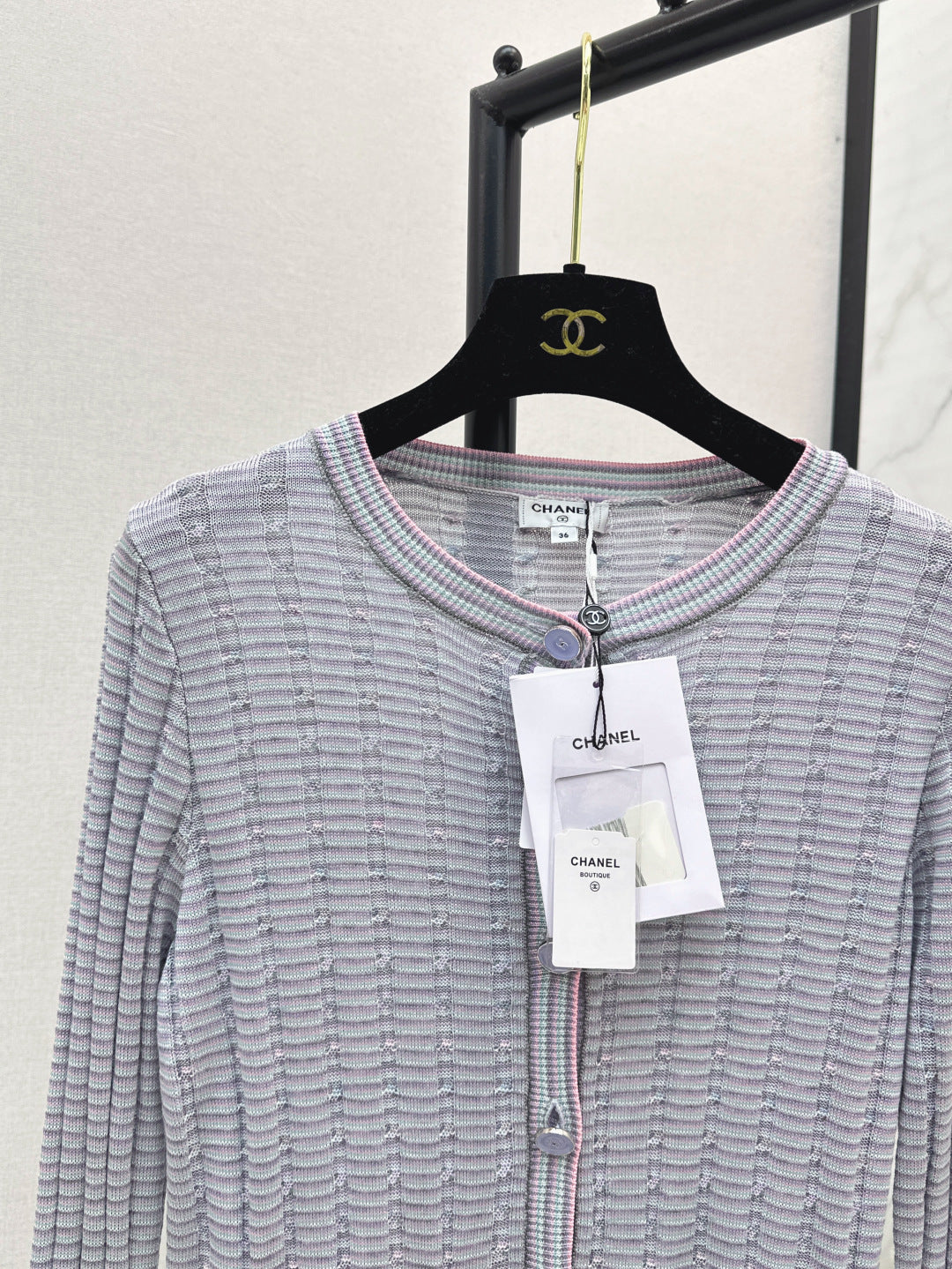Chan 25fw knitted cardigan