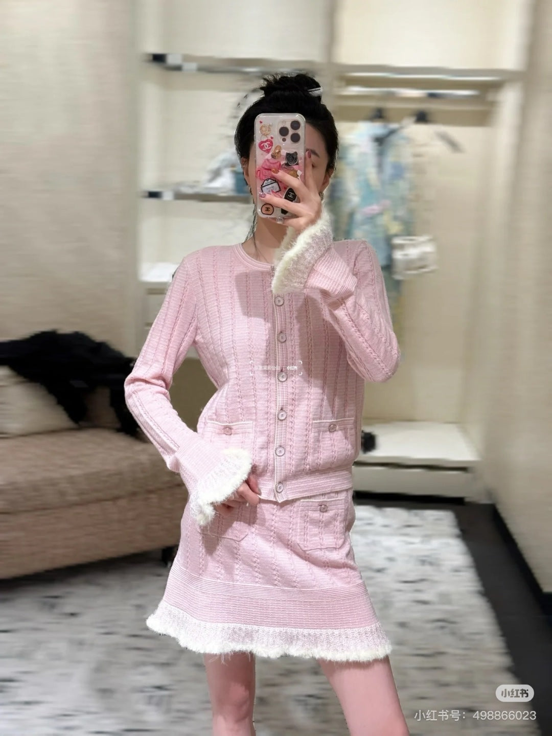 Chan 25fw knitted cardigan