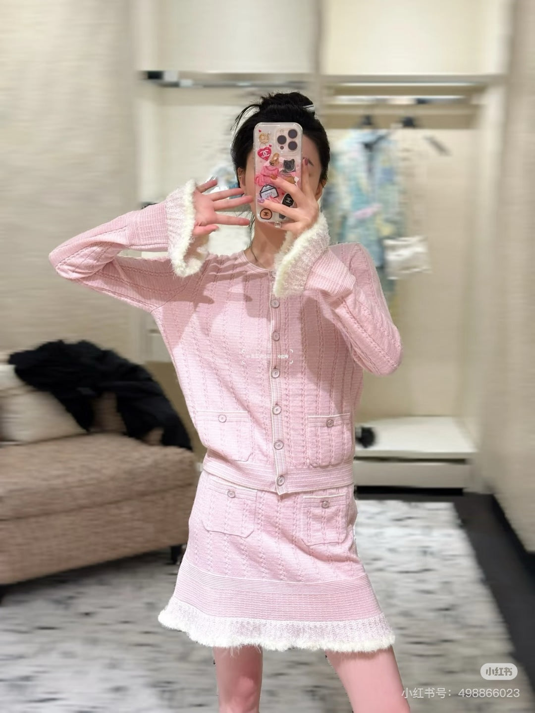 Chan 25fw knitted cardigan