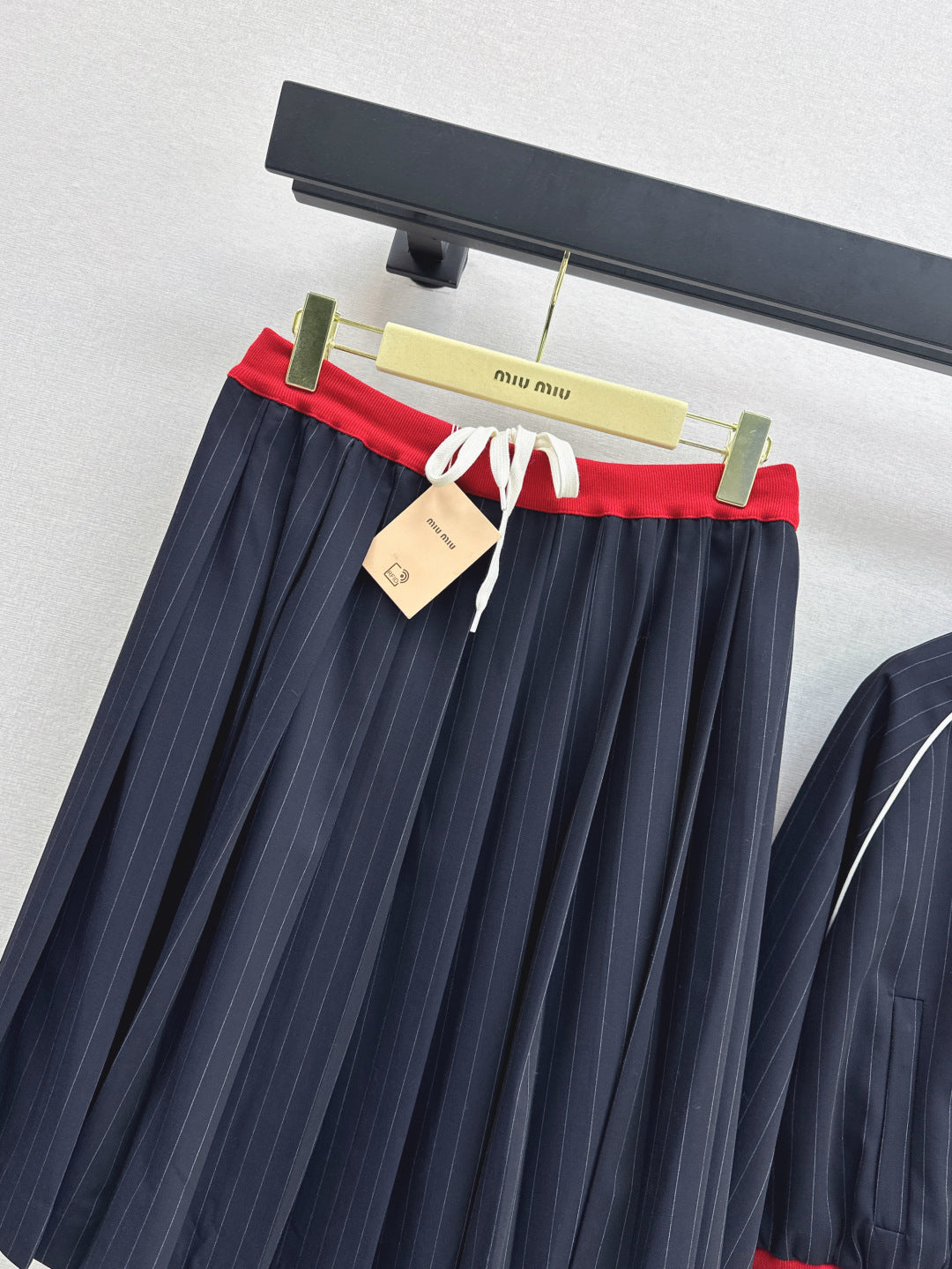 Miu 25fw pleated skirt