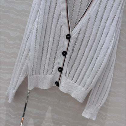 bru 25ss knitted cardigan
