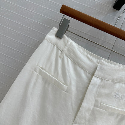 Loro pi 25ss linen skirt