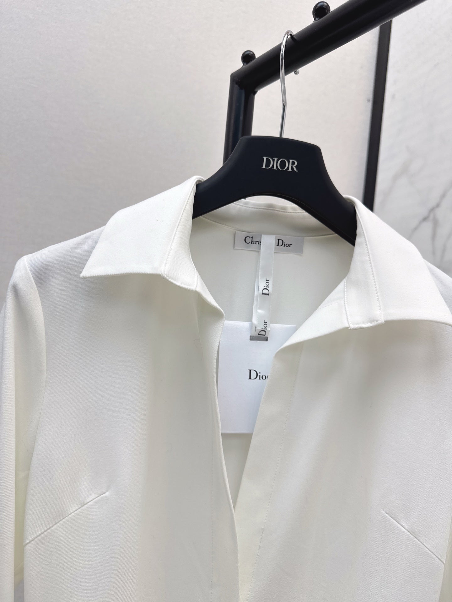 DIO 25SS V NECK SHIRT DRESS