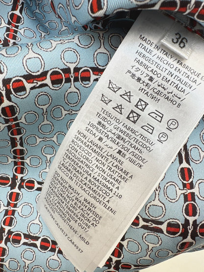 G 25ss Silk jacquard shirt