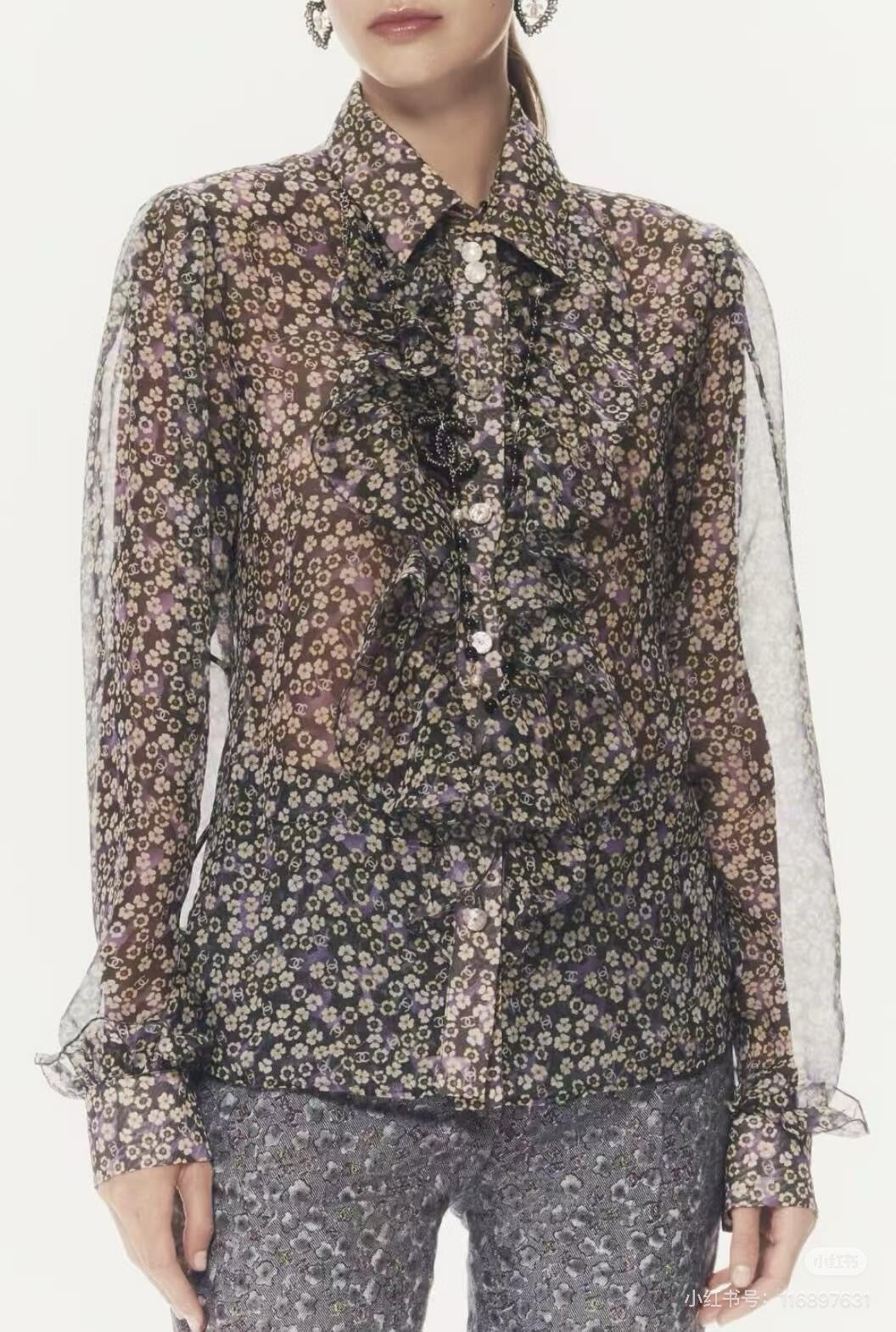 Ch 25ss silk shirt