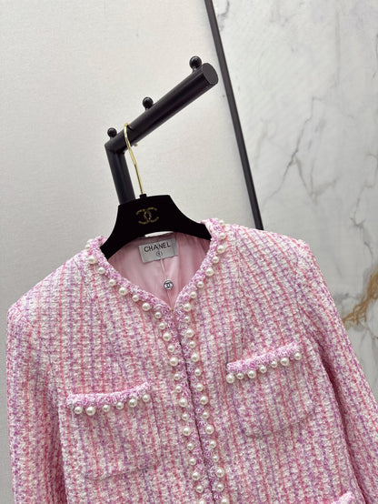 Chan 25ss pearl woven jacket