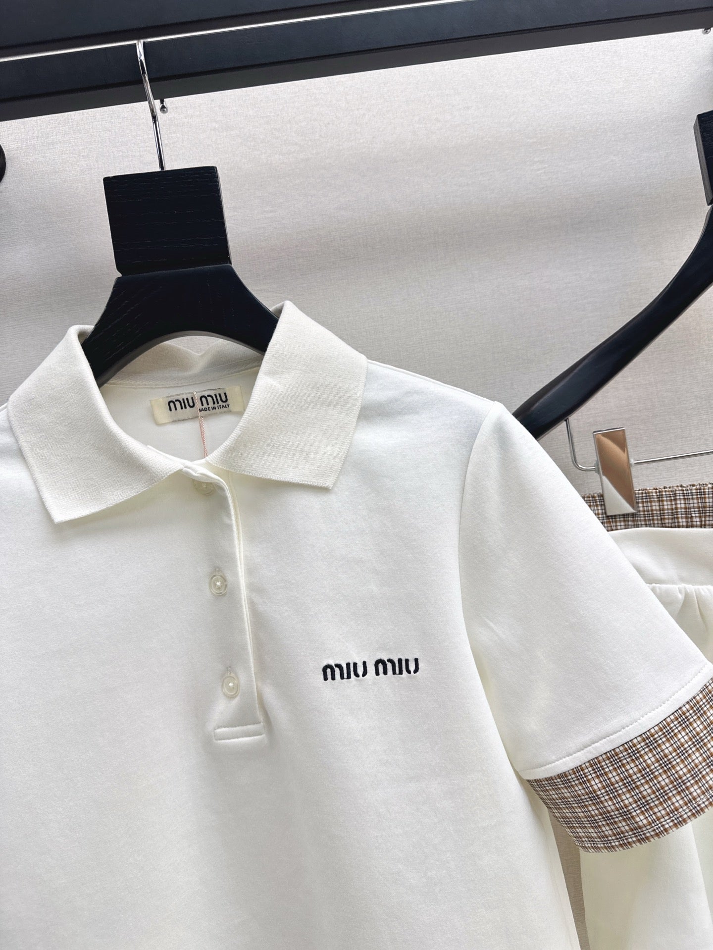 Mi 25ss polo skirt set