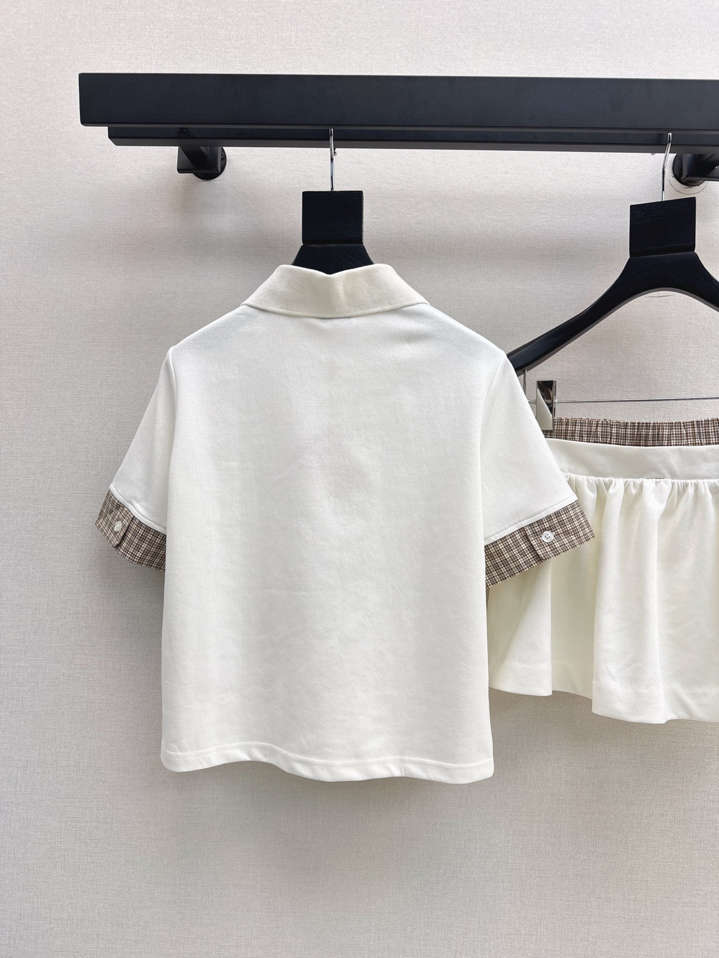 Mi 25ss polo skirt set