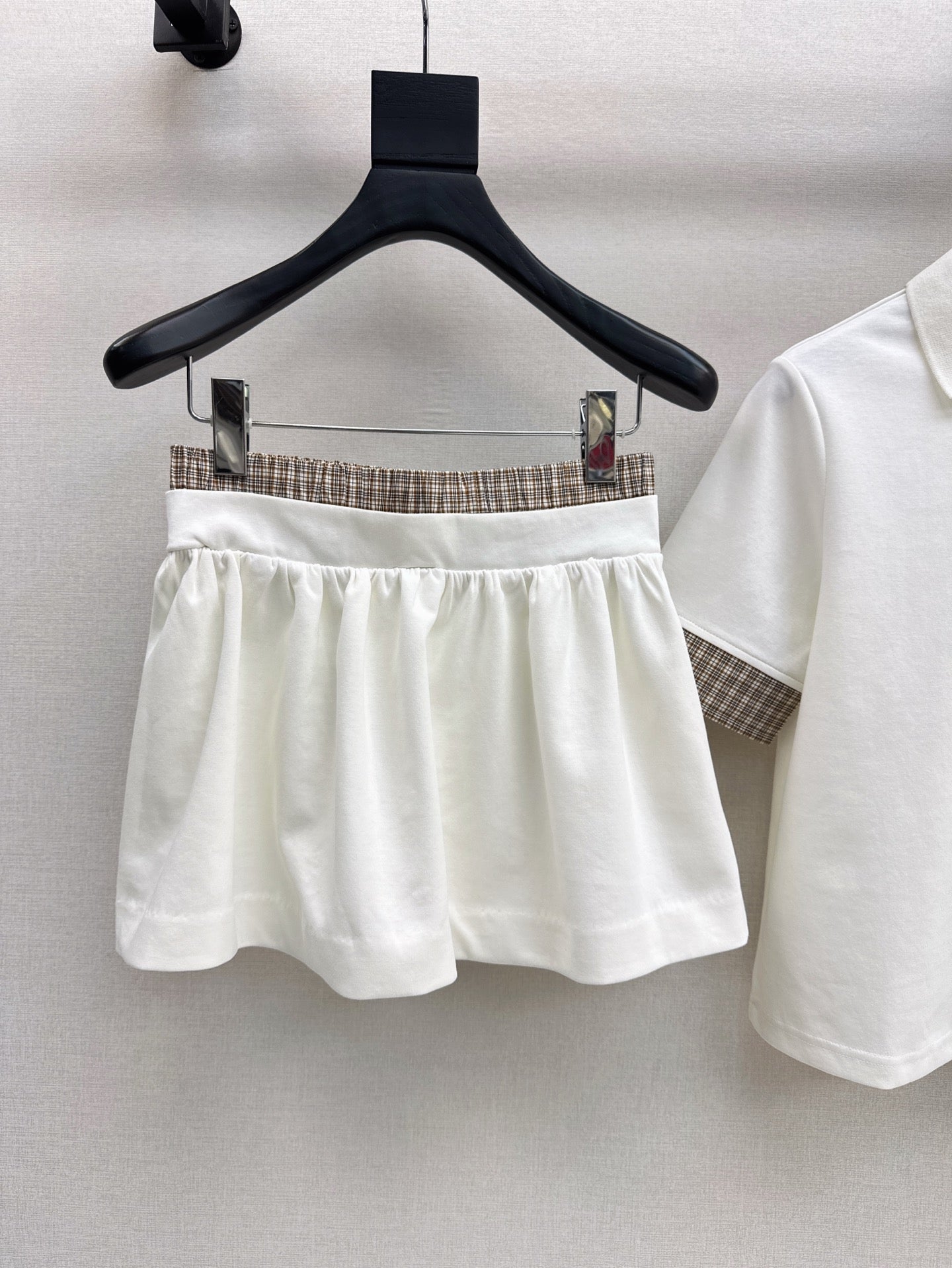 Mi 25ss polo skirt set
