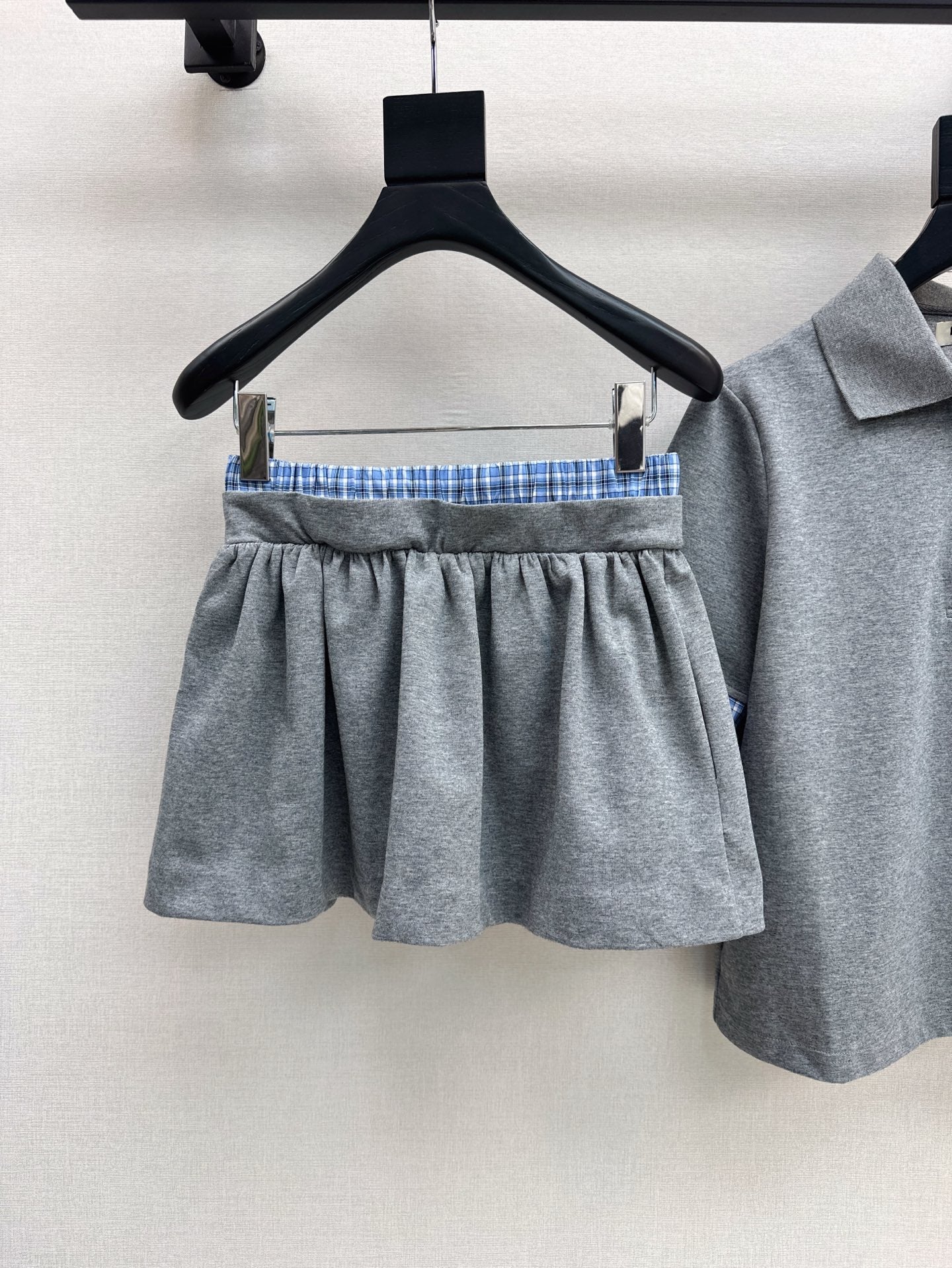 Mi 25ss polo skirt set
