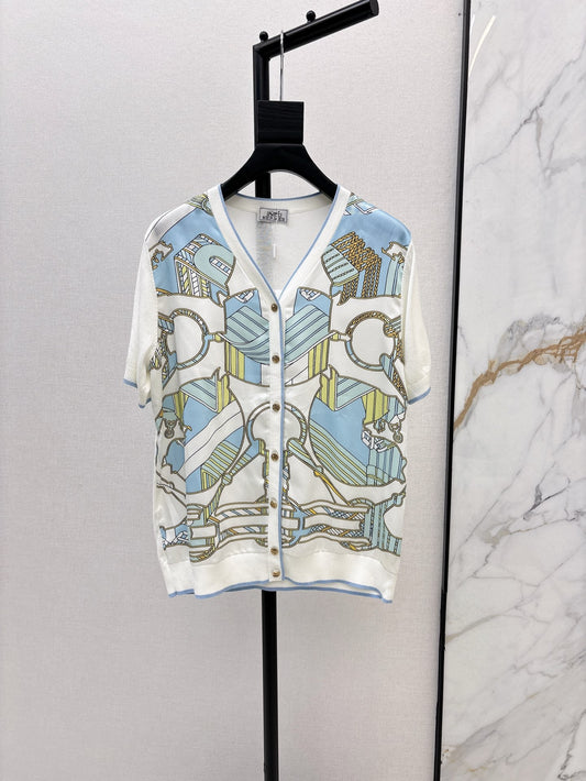 H 25ss knit cardigan