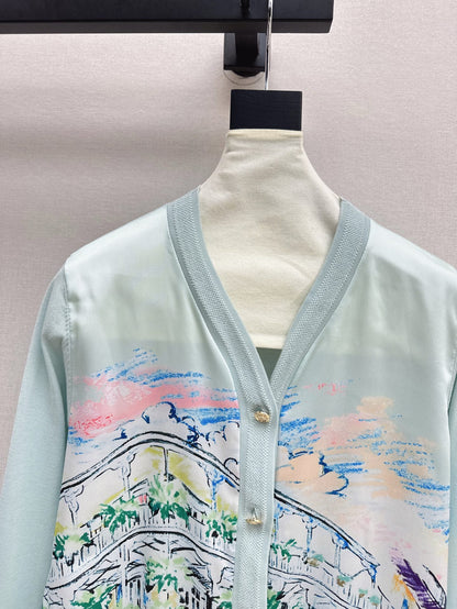 H 25ss tencel cardigan