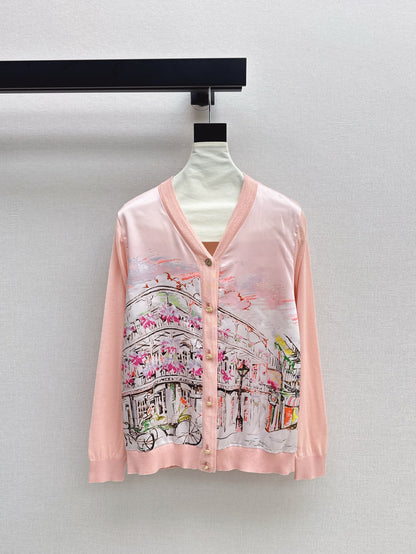 H 25ss tencel cardigan