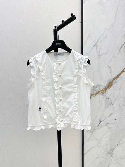D 25ss ruffle vest