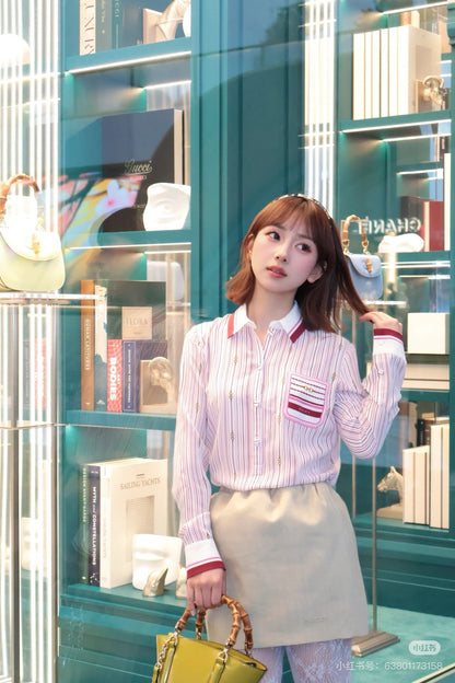 G 25ss silk shirt