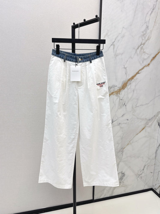 Alexand 25ss embroidered pants