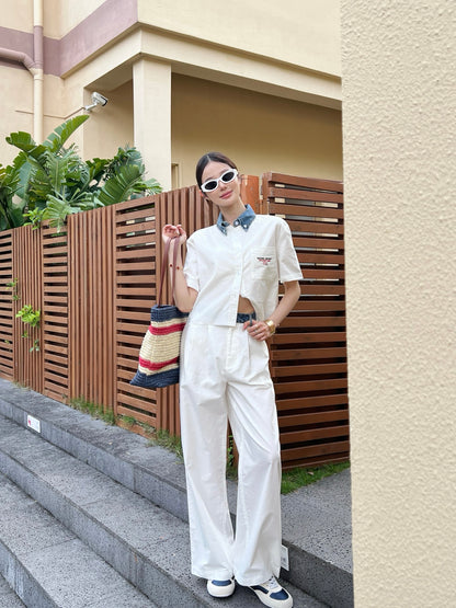 Alexand 25ss embroidered pants