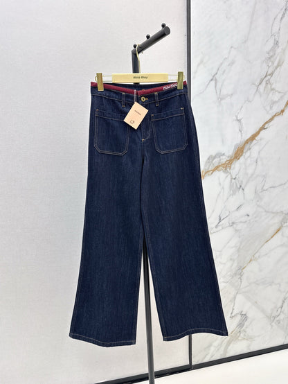 Mi 25ss embroidered jeans
