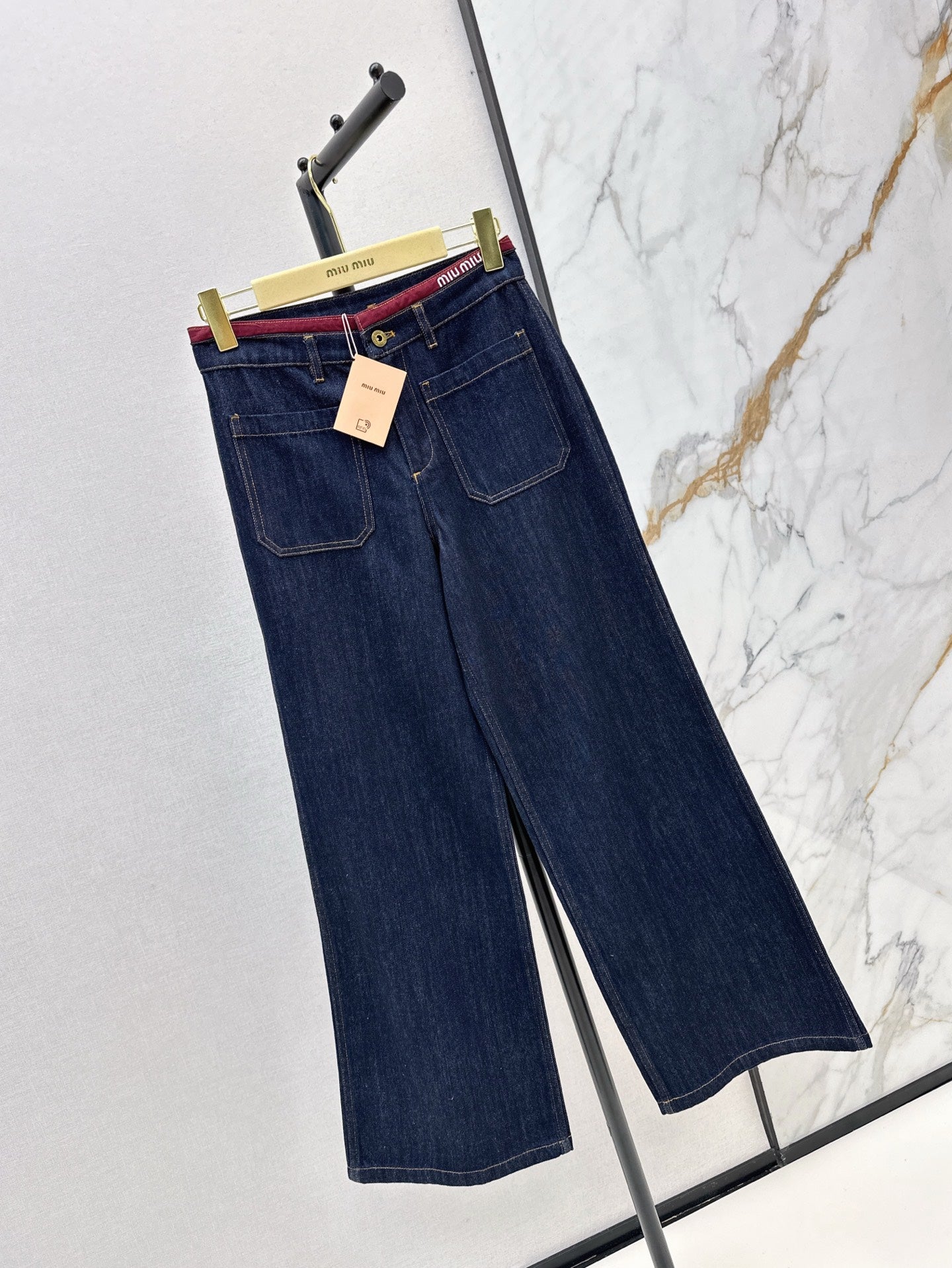 Mi 25ss embroidered jeans