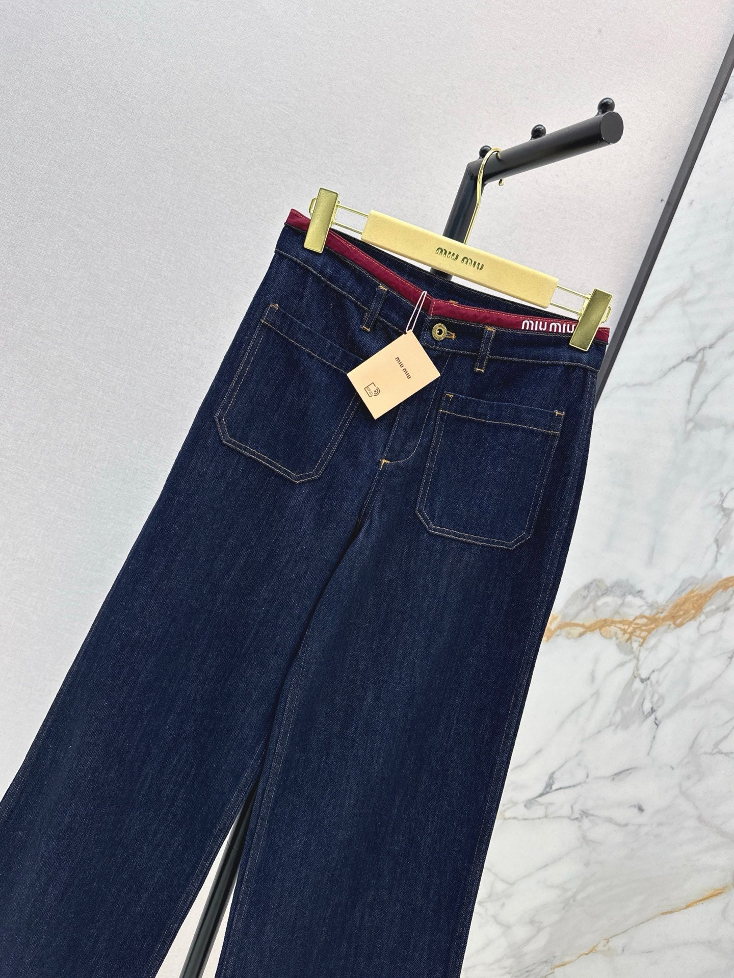 Mi 25ss embroidered jeans
