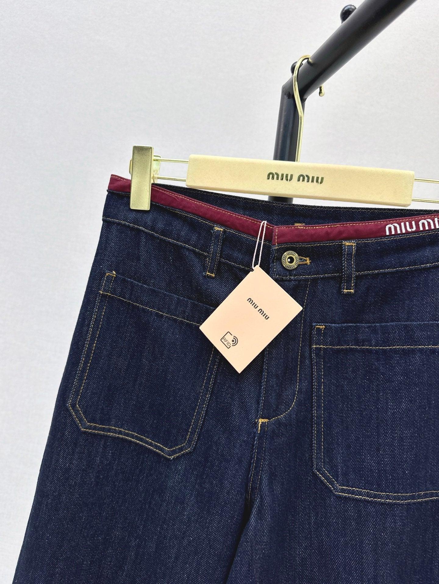 Mi 25ss embroidered jeans