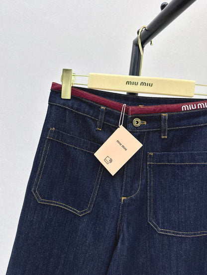 Mi 25ss embroidered jeans
