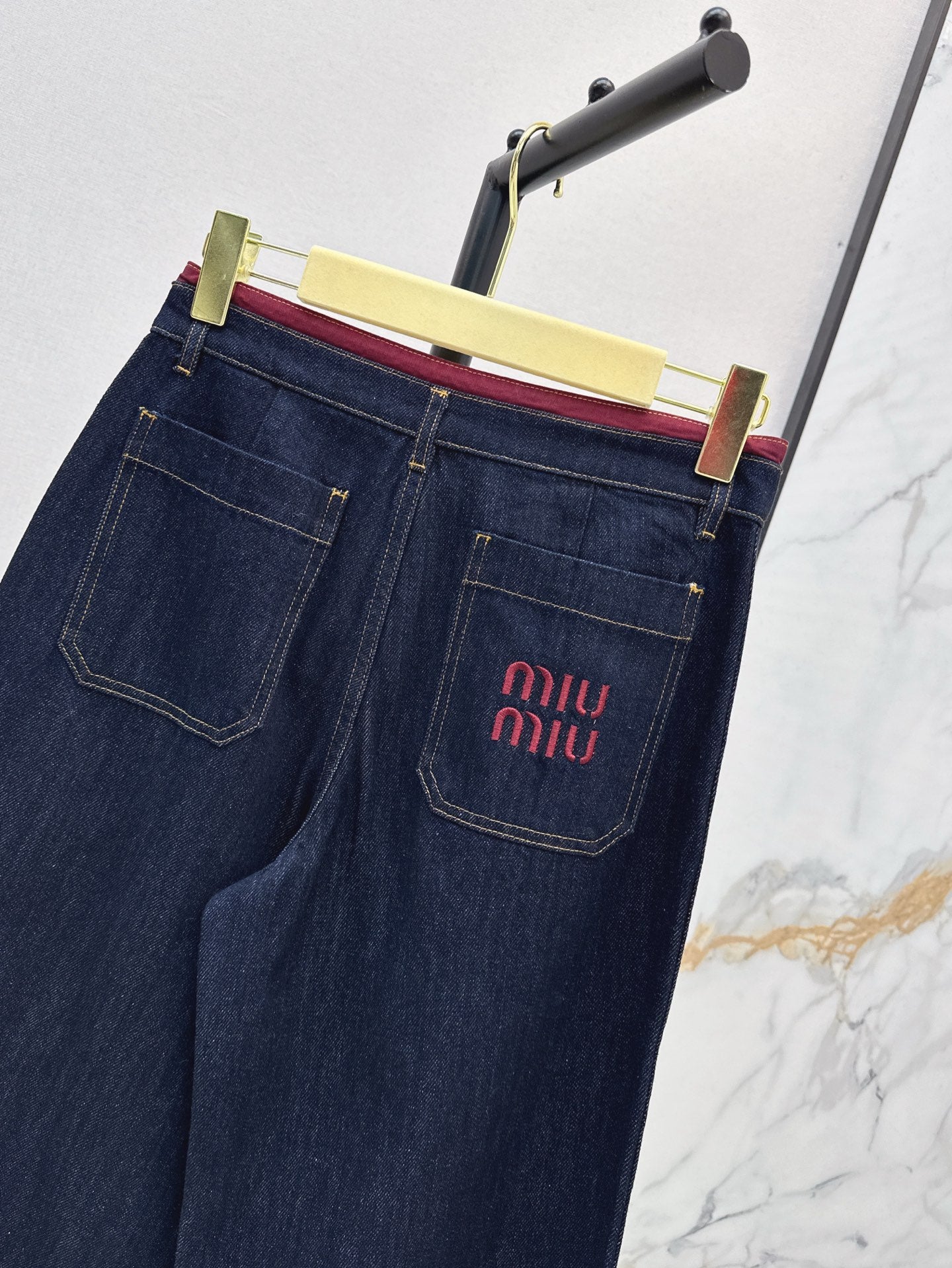Mi 25ss embroidered jeans