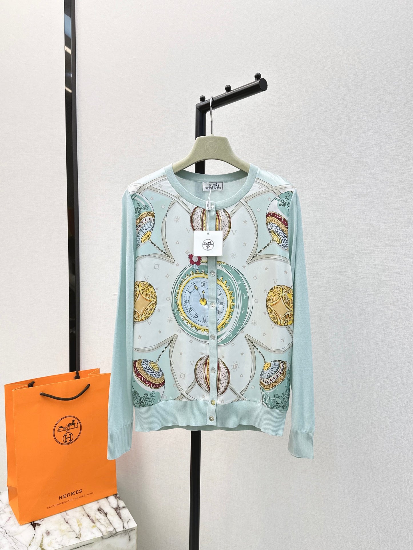H 24ss tencel cardigan