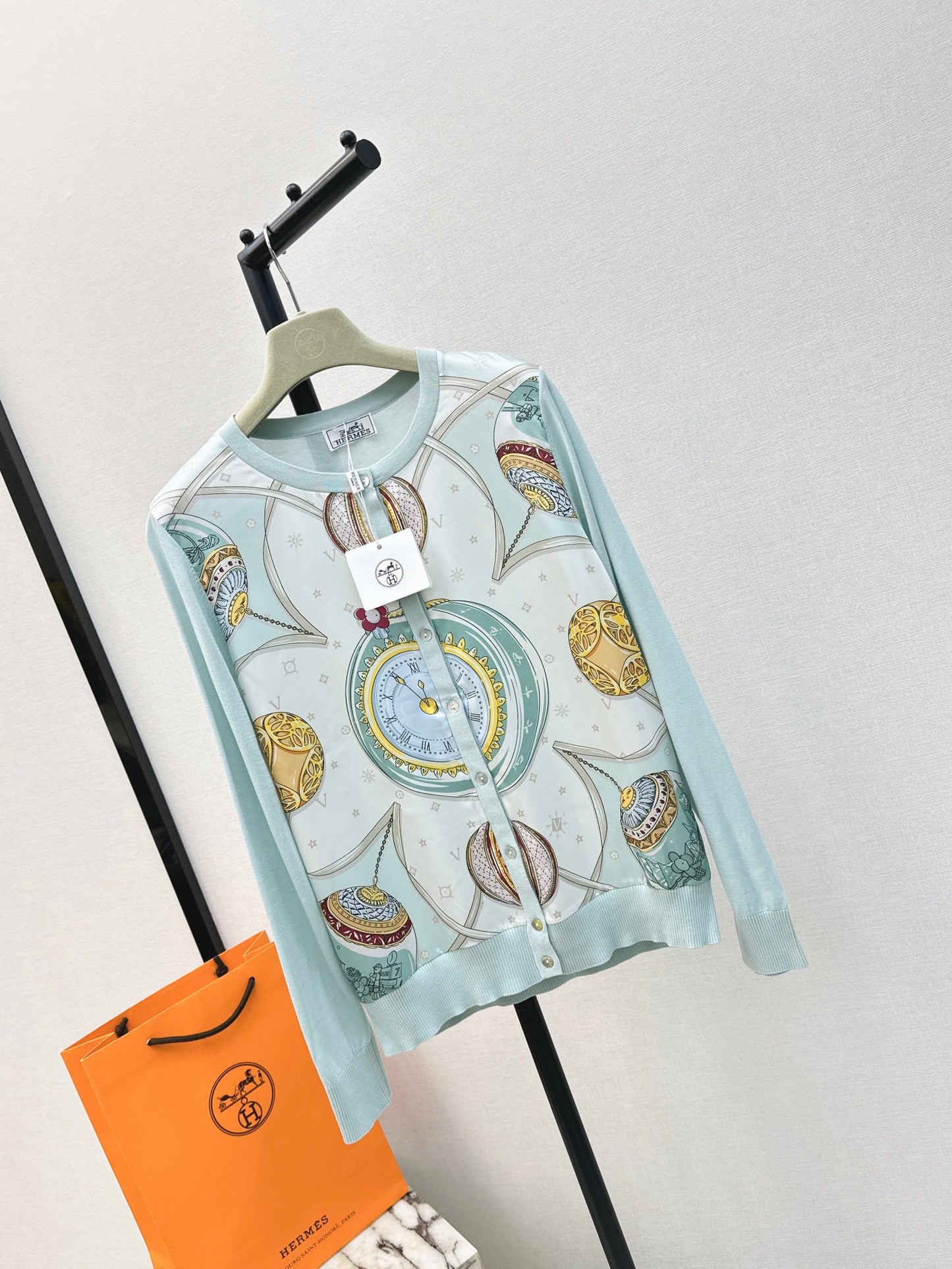 H 24ss tencel cardigan
