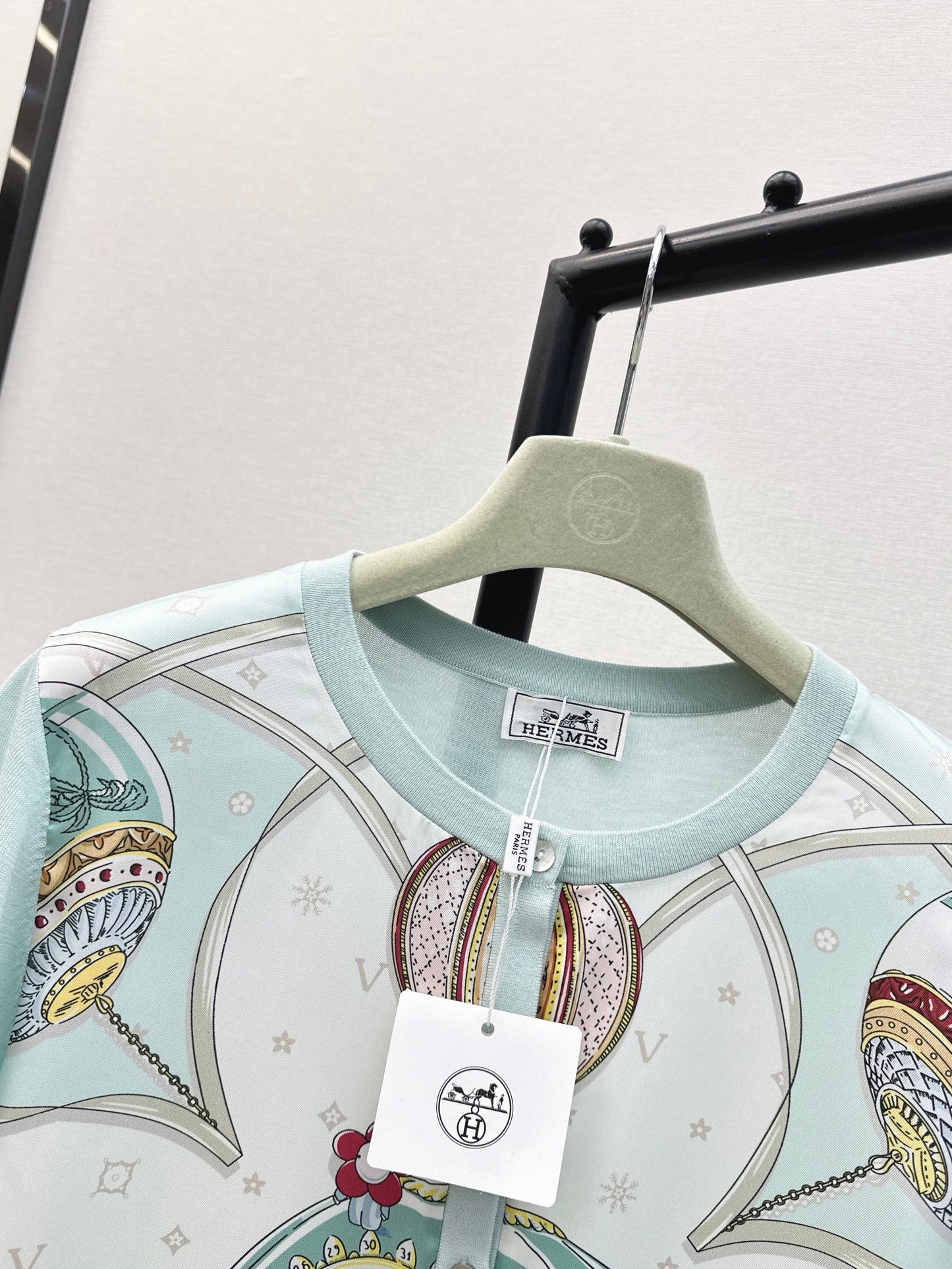 H 24ss tencel cardigan