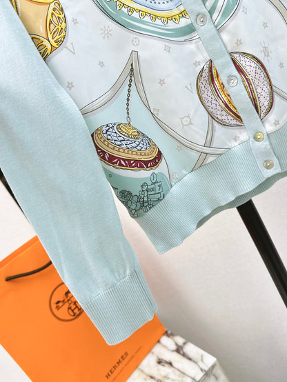 H 24ss tencel cardigan