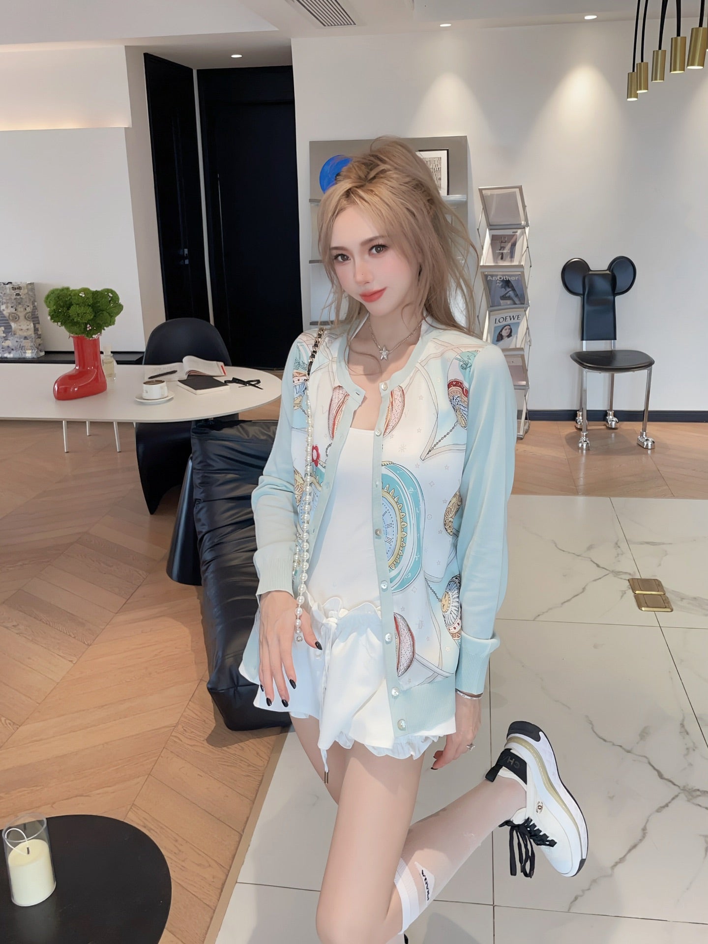 H 24ss tencel cardigan