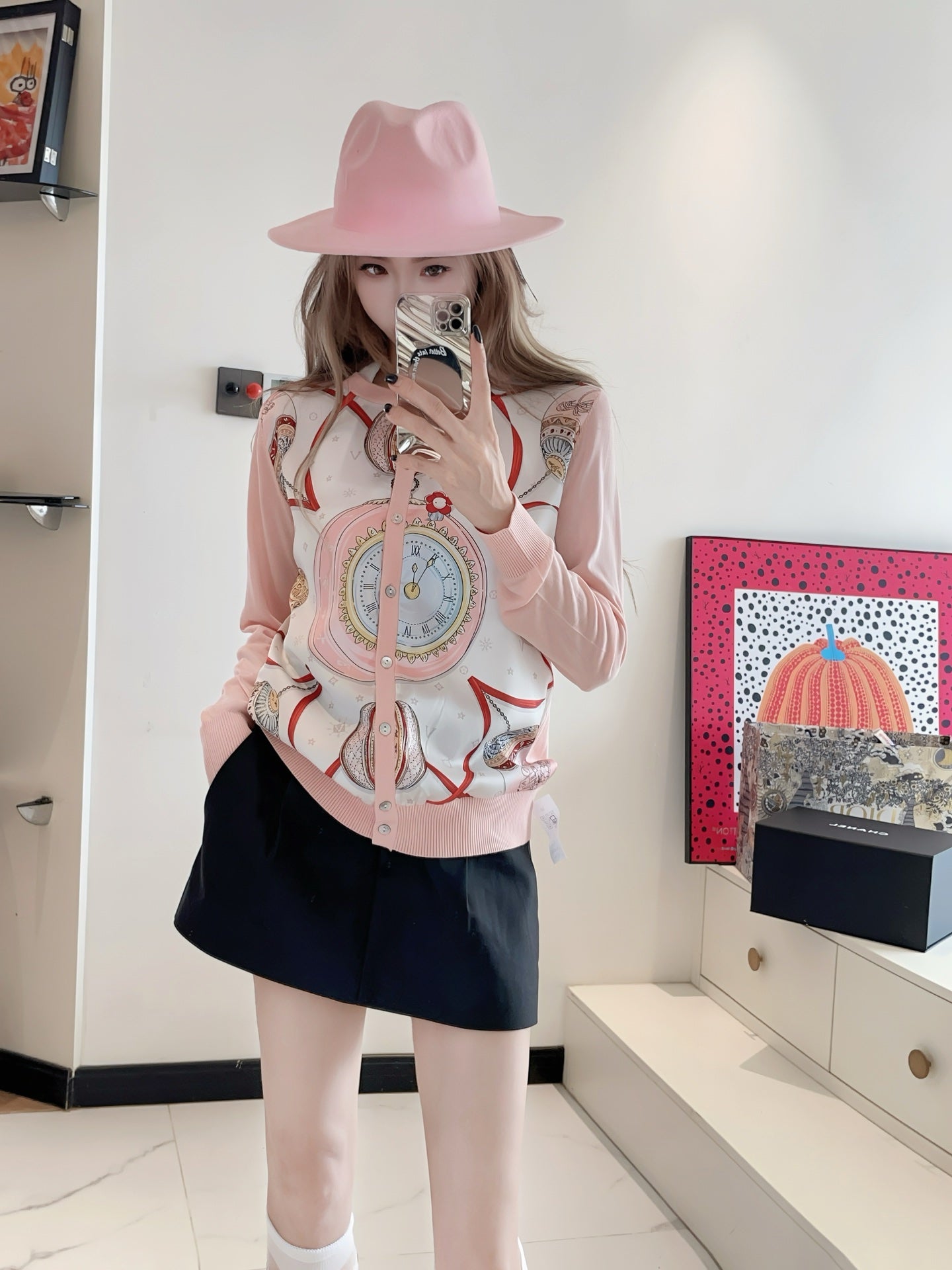 H 24ss tencel cardigan