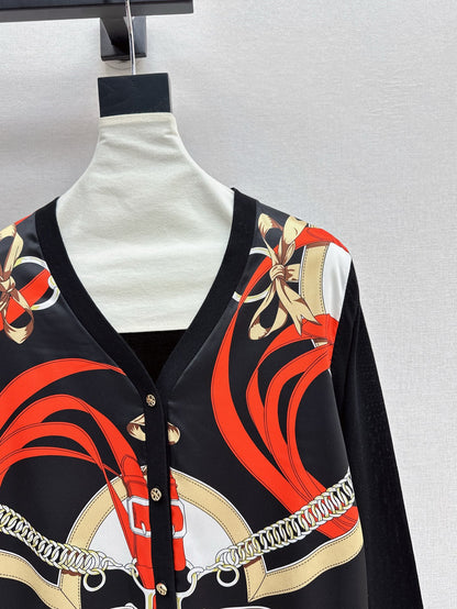 H 24SS tencel cardigan