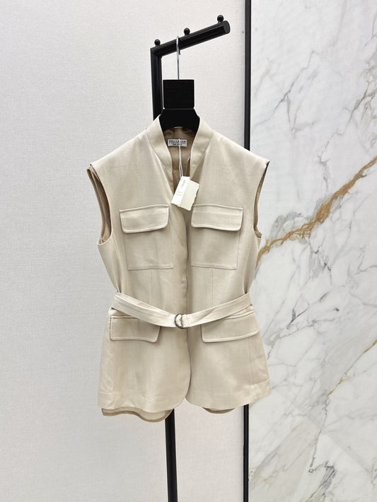 brun 25ss vest jacket