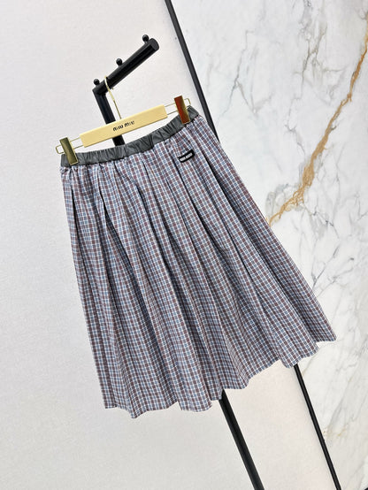 Mi 25ss plaid dress