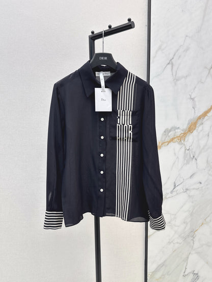 D 25ss miss silk shirt