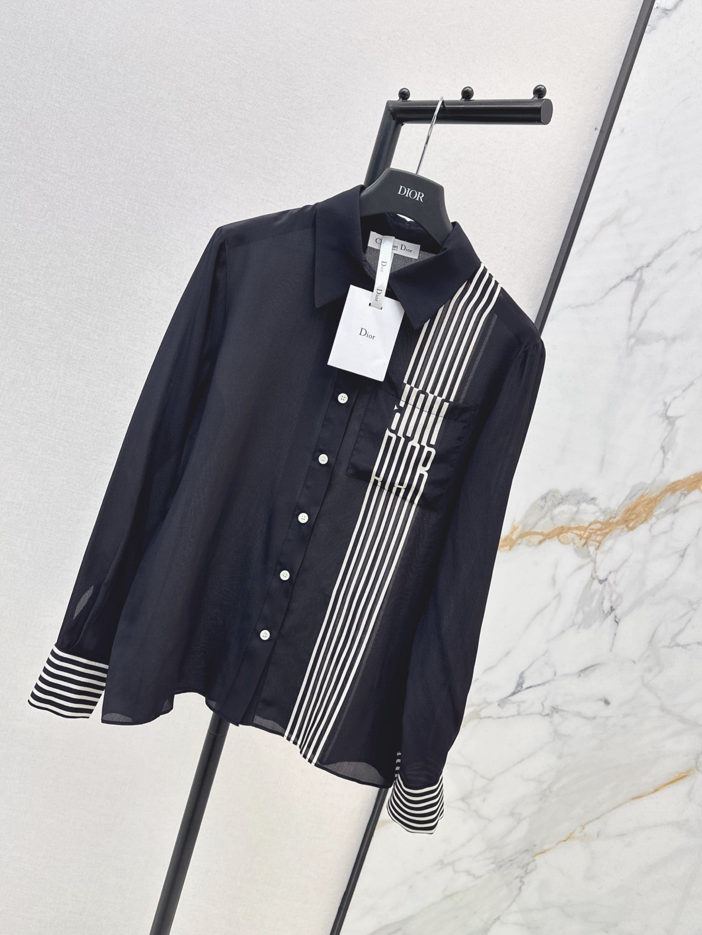 D 25ss miss silk shirt
