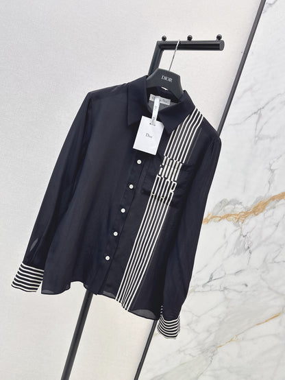 D 25ss miss silk shirt