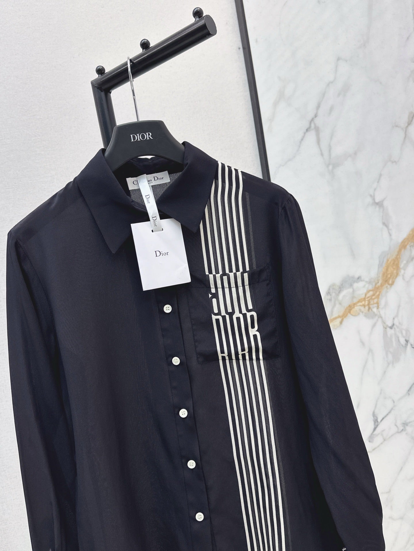 D 25ss miss silk shirt